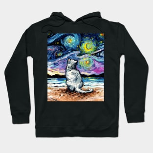 White Cat Night 2 Hoodie